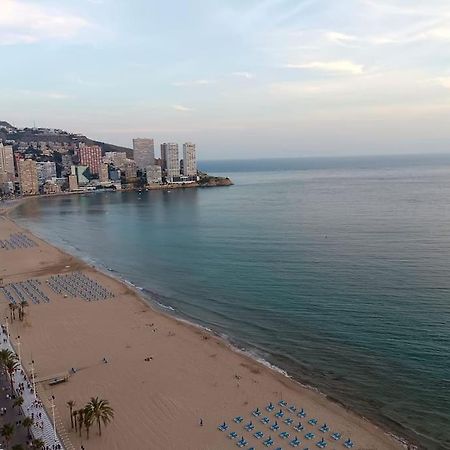 Estupendo Apartamento En Planta 23 Primera Linea Benidorm Eksteriør bilde
